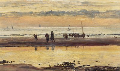 Towards Sunset, Boulogne Sands by William Lionel Wyllie